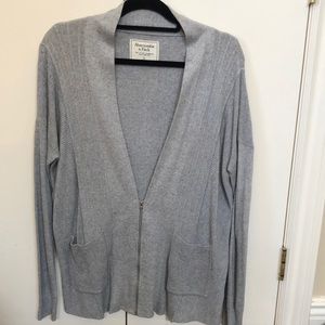 Abercrombie Grey Cardigan